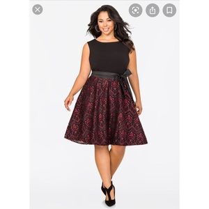 Ashley Stewart Cocktail Skater Dress